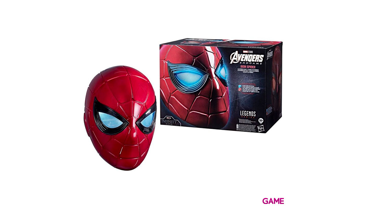 Replica Hasbro Black Series Marvel Legends Vengadores Casco Iron Spider-8