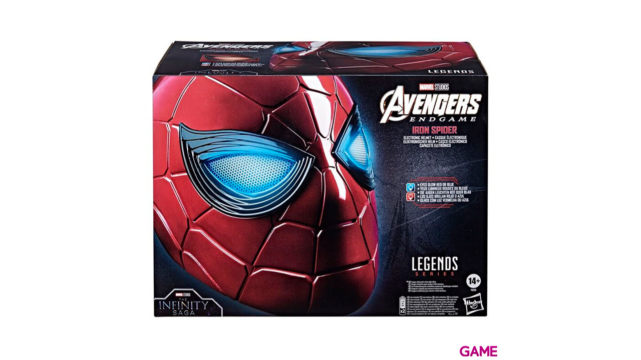 Replica Hasbro Black Series Marvel Legends Vengadores Casco Iron Spider-10
