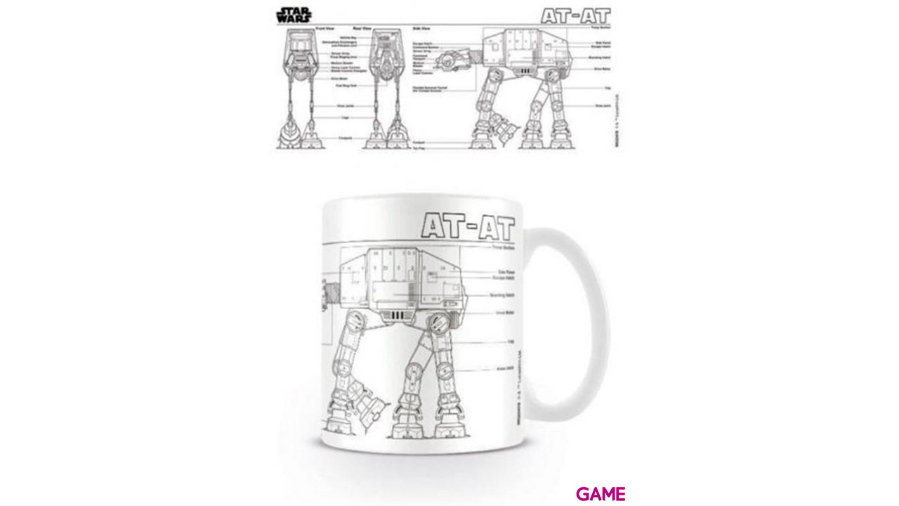 Taza AT-AT Sketch Star Wars-0