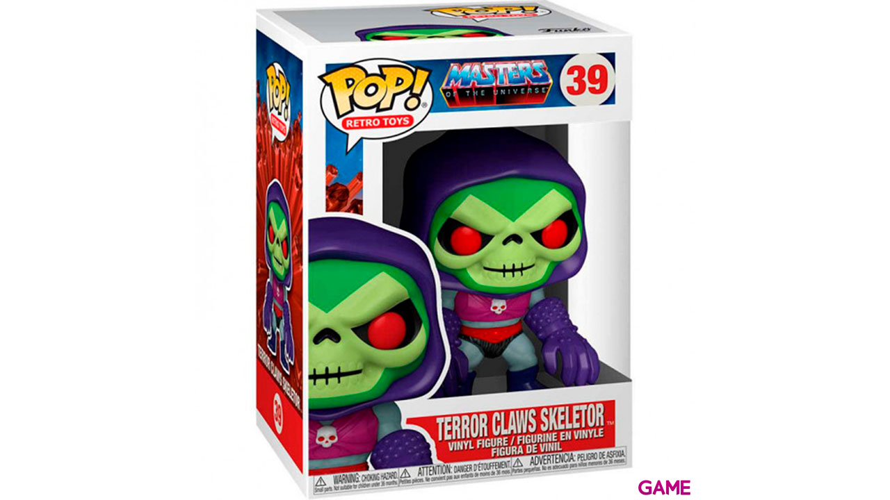 Figura POP Masters of the Universe Skeletor with Terror Claws-0