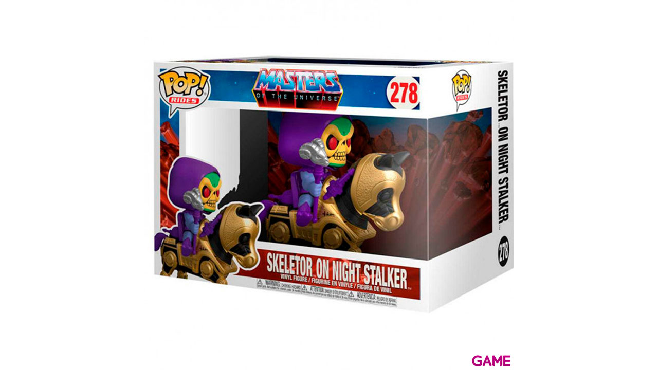 Figura POP Masters Of The Universe Skeletor with Night Stalker-1