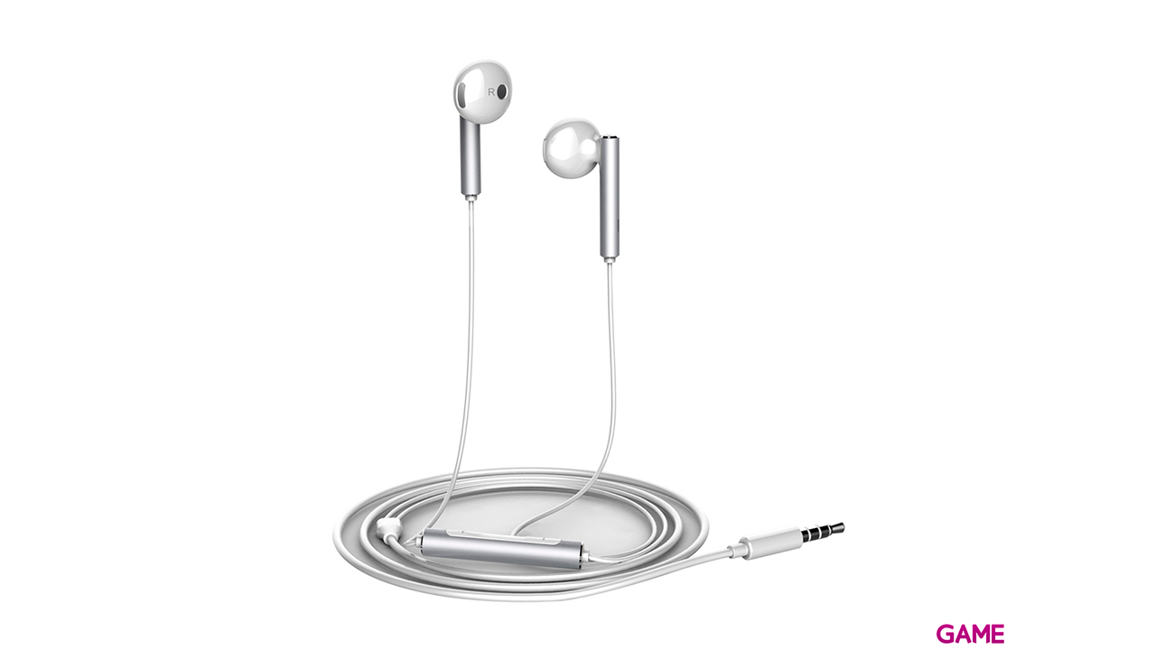 Huawei AM116 Plata Blanco In Ear - Auriculares-0