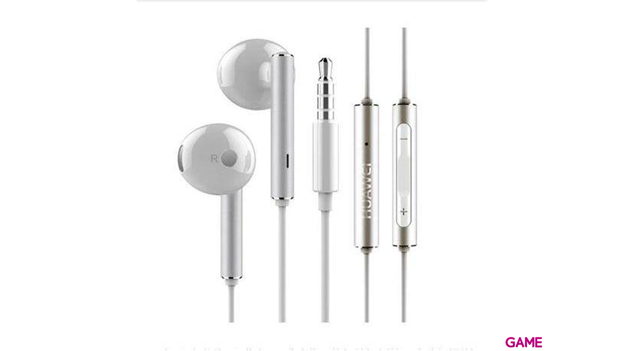 Huawei AM116 Plata Blanco In Ear - Auriculares-2