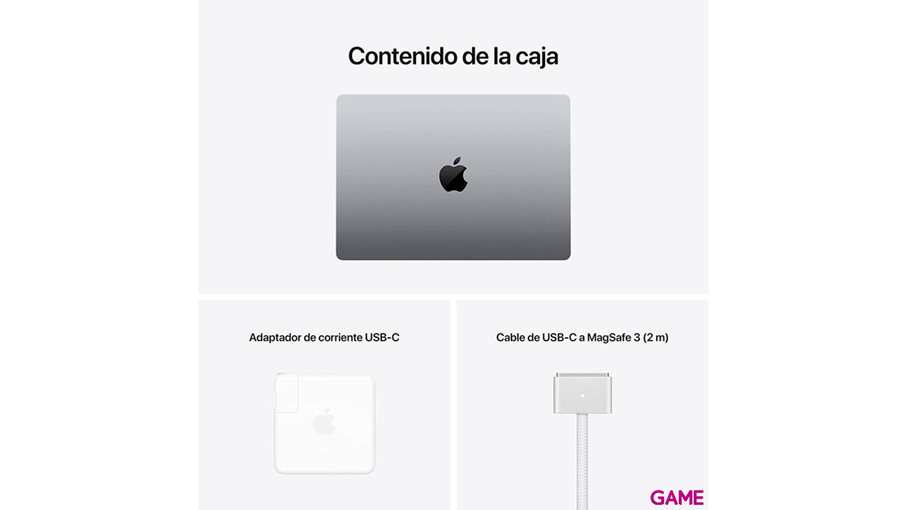 Apple MacBook Pro 14 2021 Gris Espacial M1 Pro - 32GB - 512GB SSD - 14´´ - MacOs - Ordenador Portatil-2