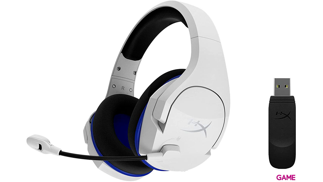 HyperX Cloud Stinger Core Wireless White PS4 - PS5 - PC - Auriculares Gaming-1