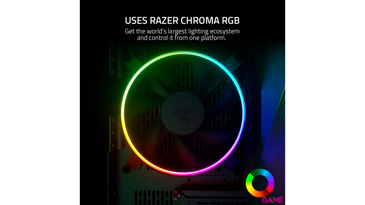 Razer Kunai Chroma 14cm Negro - Ventilador-2