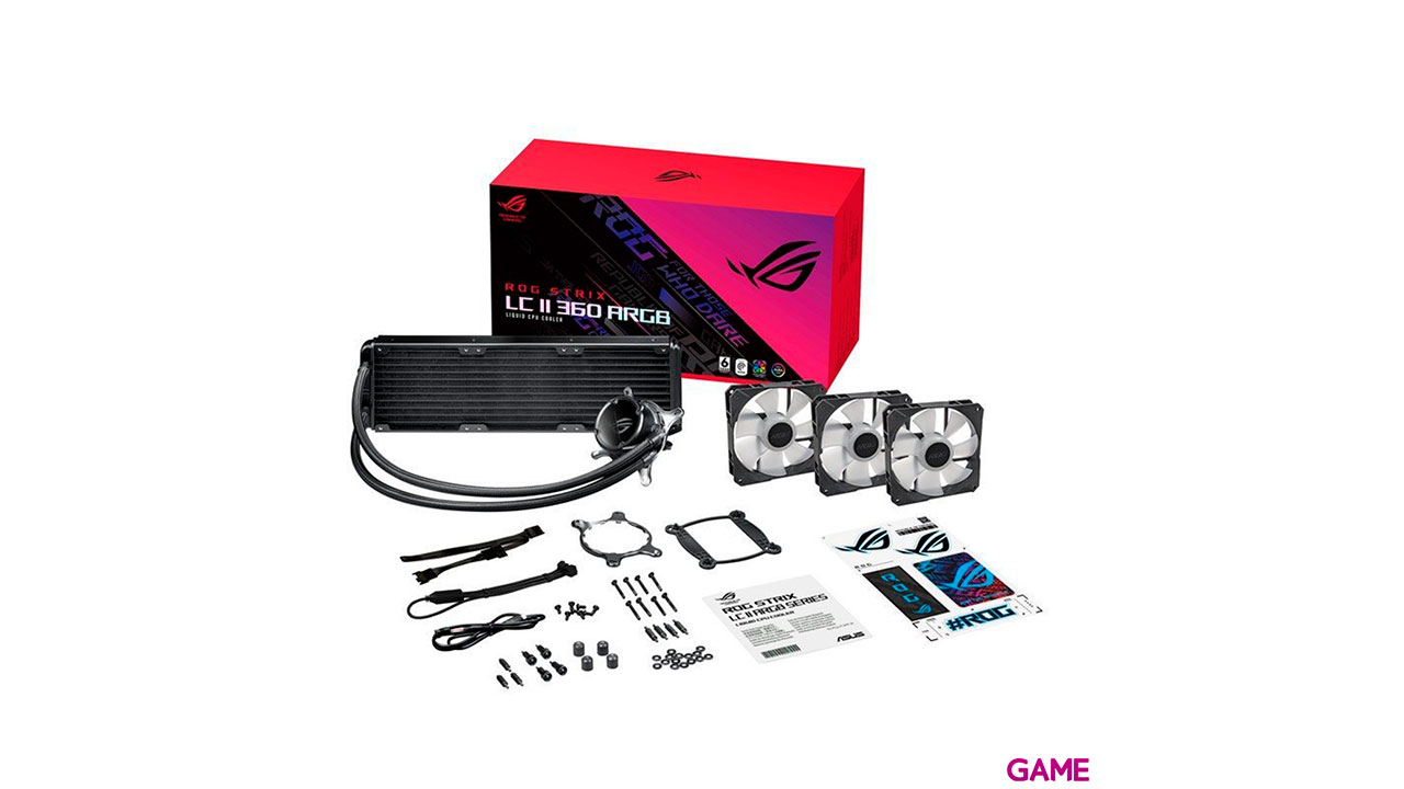 ASUS ROG STRIX LC II 360 ARGB refrigeración agua y freón-3