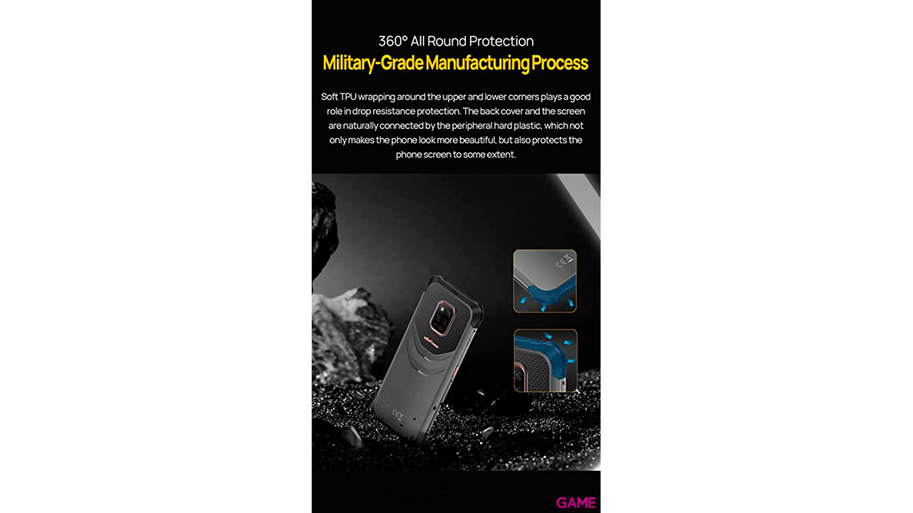 Ulefone Power Armor 14 64GB Negro - Telefono Movil-3