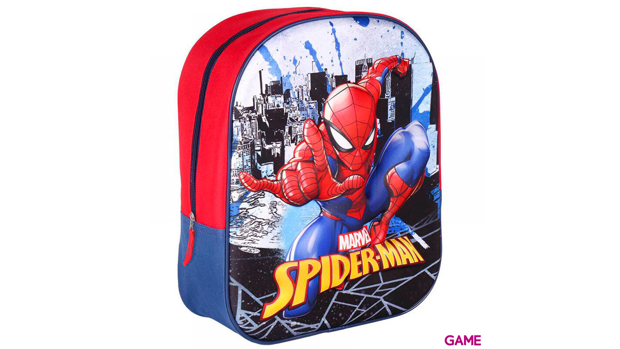 Mochila 3D Spiderman Marvel 31cm-0