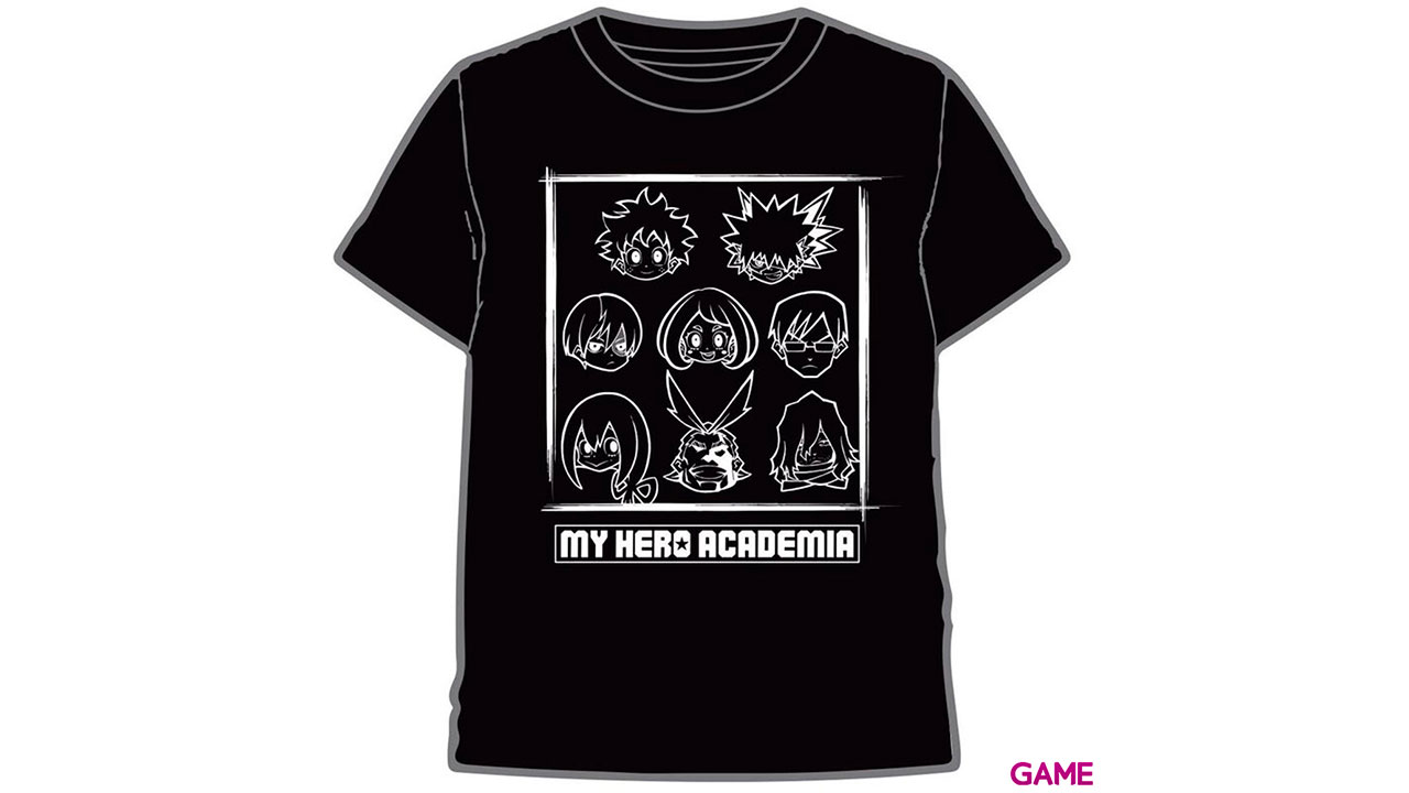 Camiseta Caras My Hero Academia adulto-0