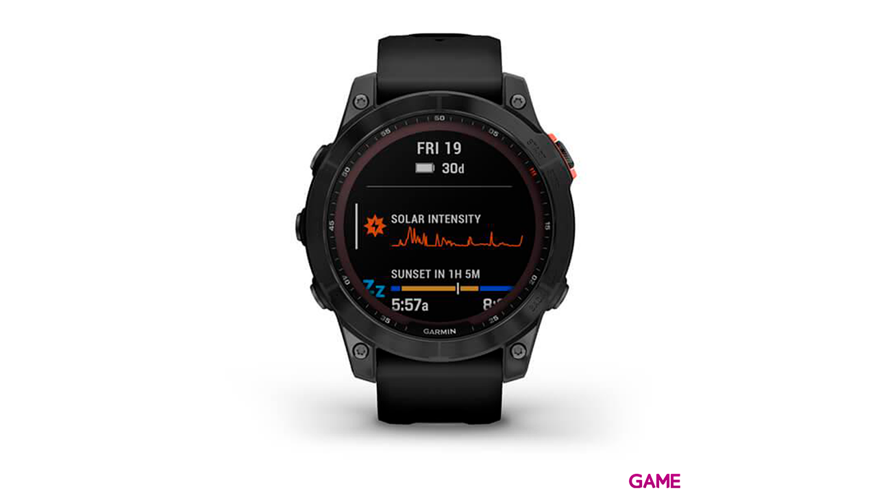 Garmin Fenix 7 Solar 47 mm MIP GPS Gris - Reloj Inteligente-1