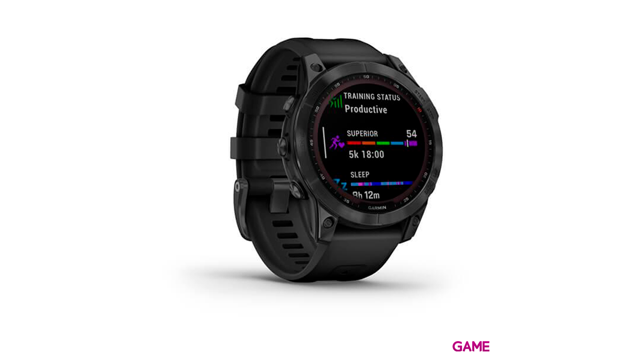 Garmin Fenix 7 Solar 47 mm MIP GPS Gris - Reloj Inteligente-2