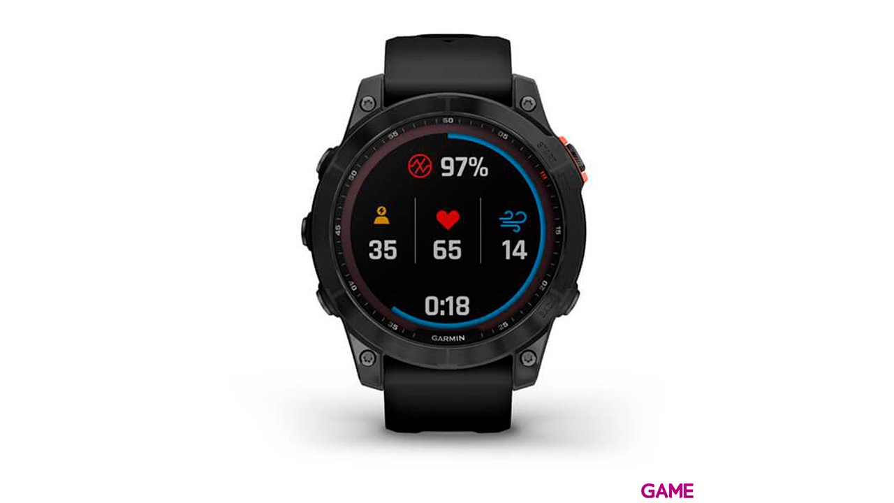 Garmin Fenix 7 Solar 47 mm MIP GPS Gris - Reloj Inteligente-4