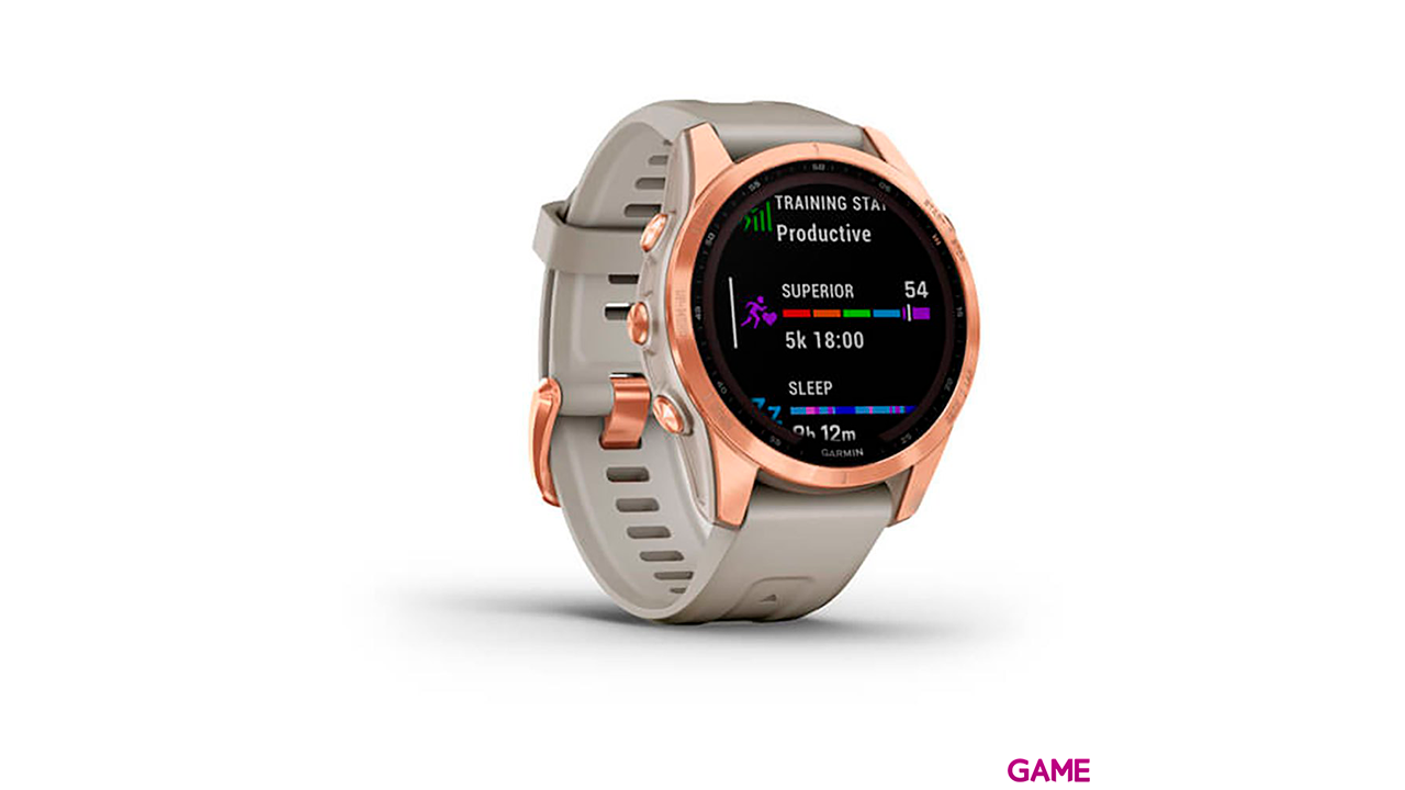 Garmin Fenix 7S Solar 42 mm MIP GPS Oro Rosa - Reloj Inteligente-3