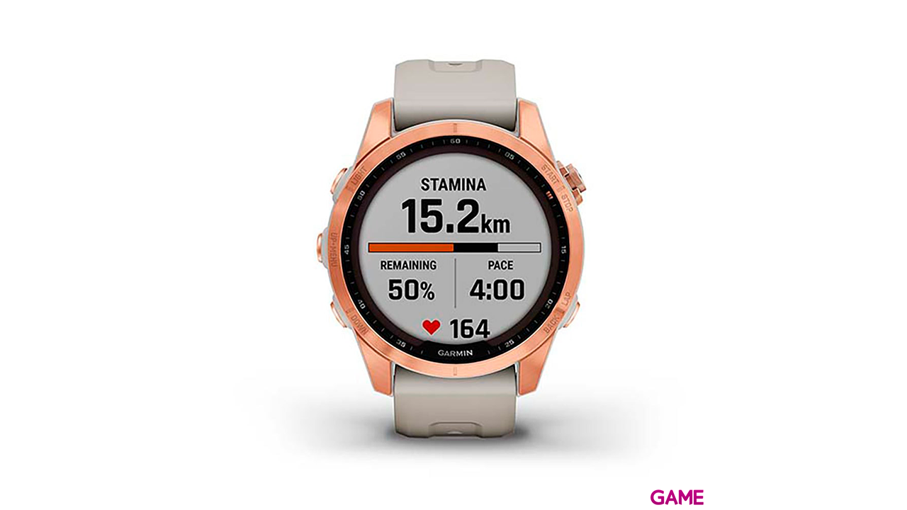 Garmin Fenix 7S Solar 42 mm MIP GPS Oro Rosa - Reloj Inteligente-4