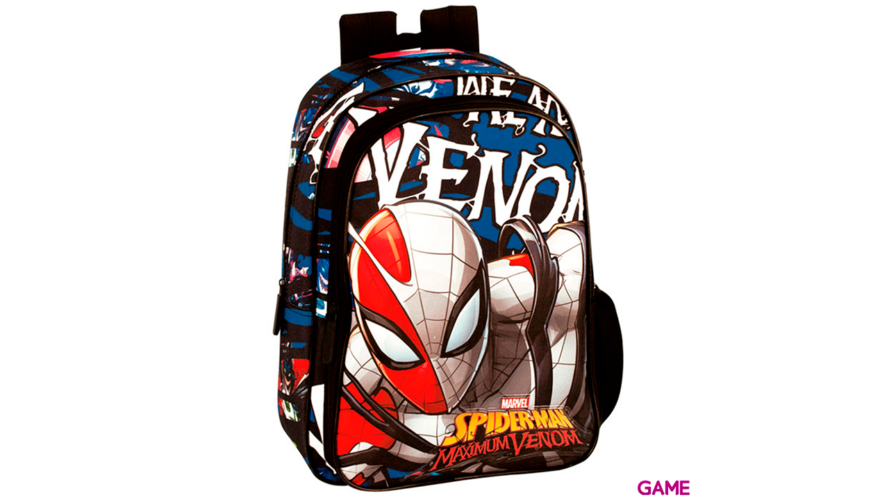 Mochila Venom Spiderman Marvel 37cm-0