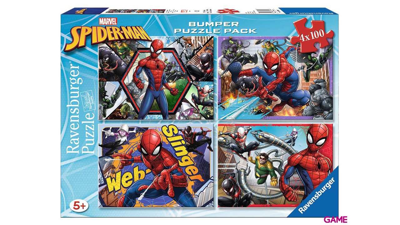 Puzle Spiderman de 100 piezas Ravensburger-0