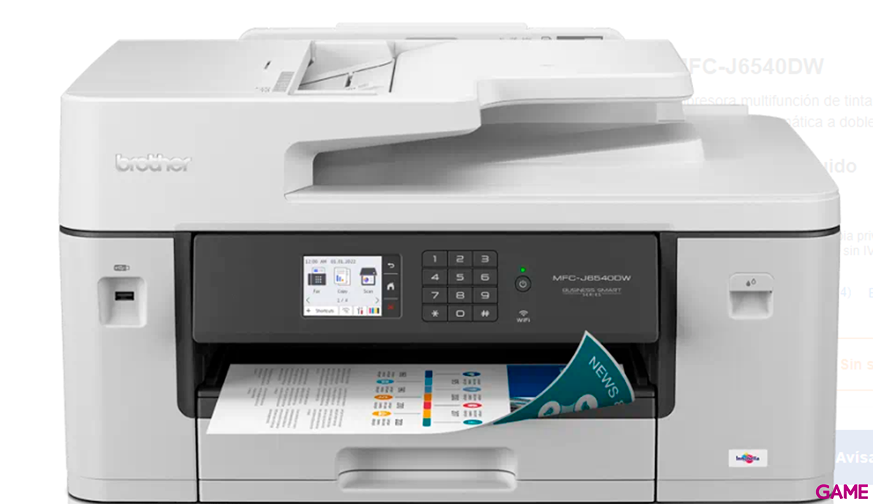 Brother MFC-J6540DW A4 1200 x 4800 DPI 22 ppm Wifi - Impresora-0