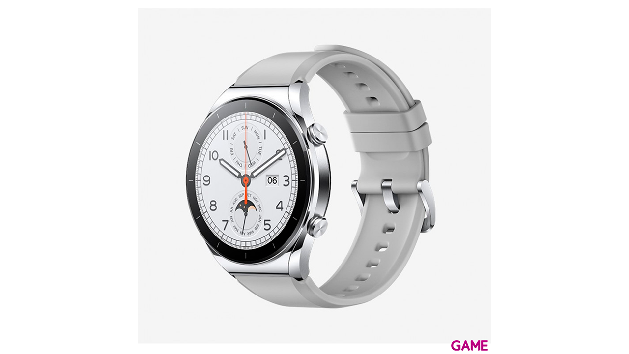 Xiaomi Watch S1 46mm AMOLED Plata - Reloj Inteligente-0