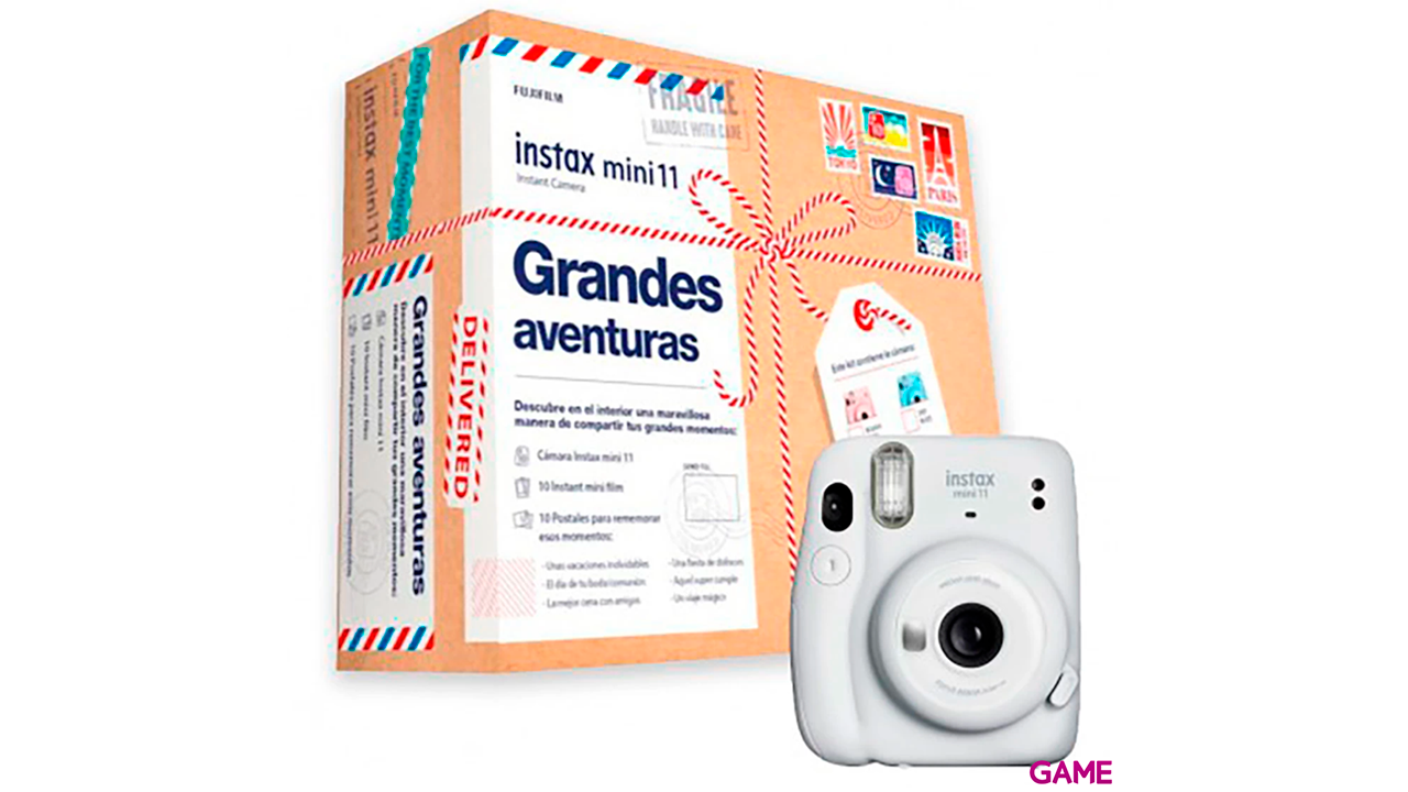Fujifilm Instax Mini 11 Ice White - Camara-1