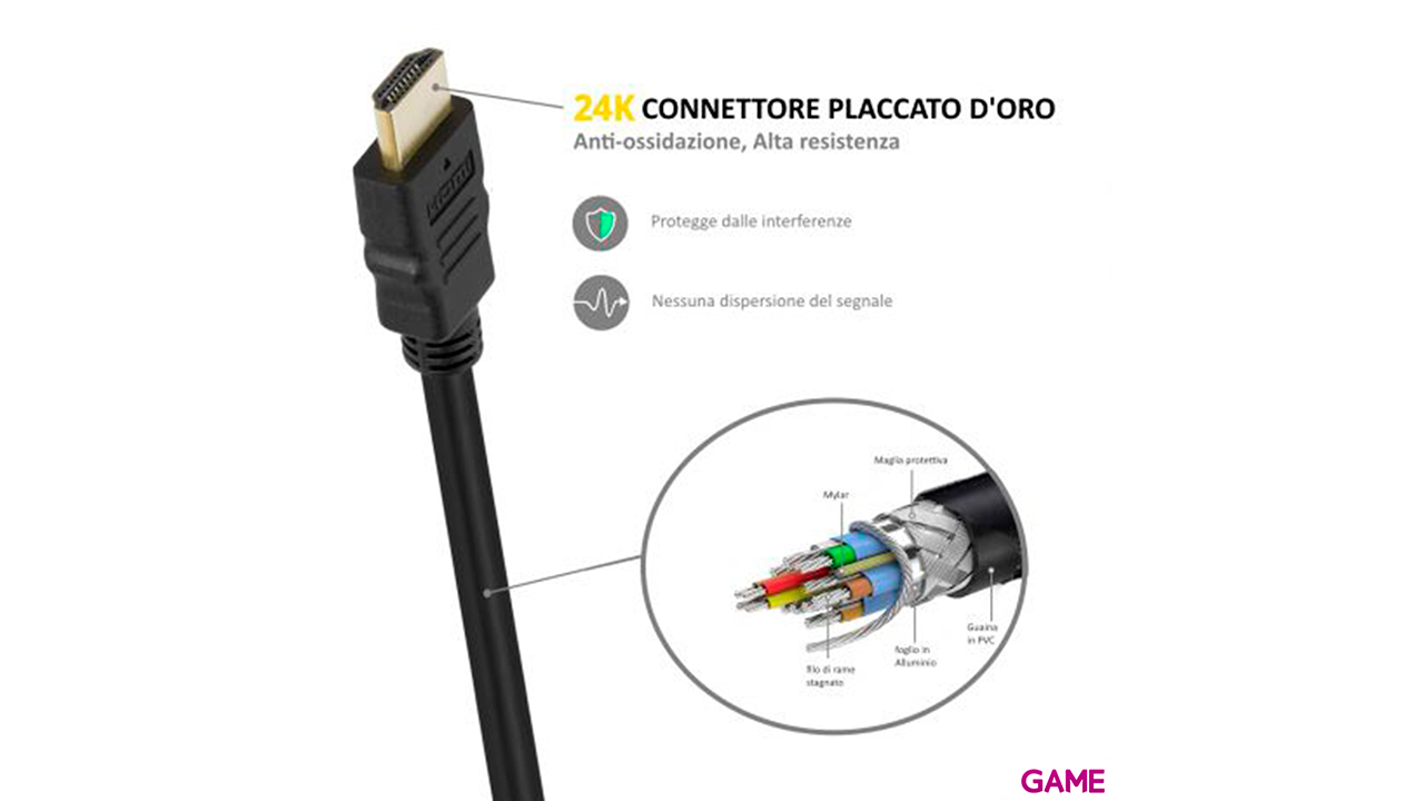 Ewent EC1330 HDMI 1 m HDMI tipo A (Estándar) Negro - Cable-2