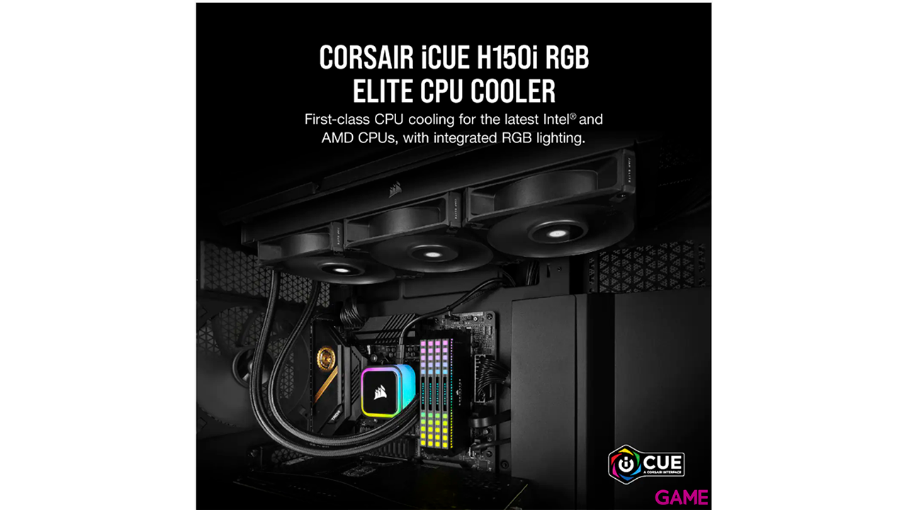 Corsair iCUE H150i RGB ELITE 12cm - Refrigeracion Liquida-1
