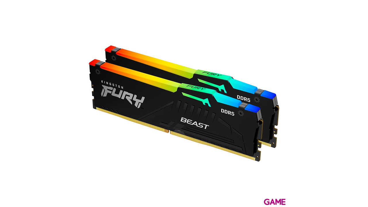 Kingston Technology FURY Beast RGB 32GB 1x32GB DDR5 5200 MHz - Memoria RAM-0