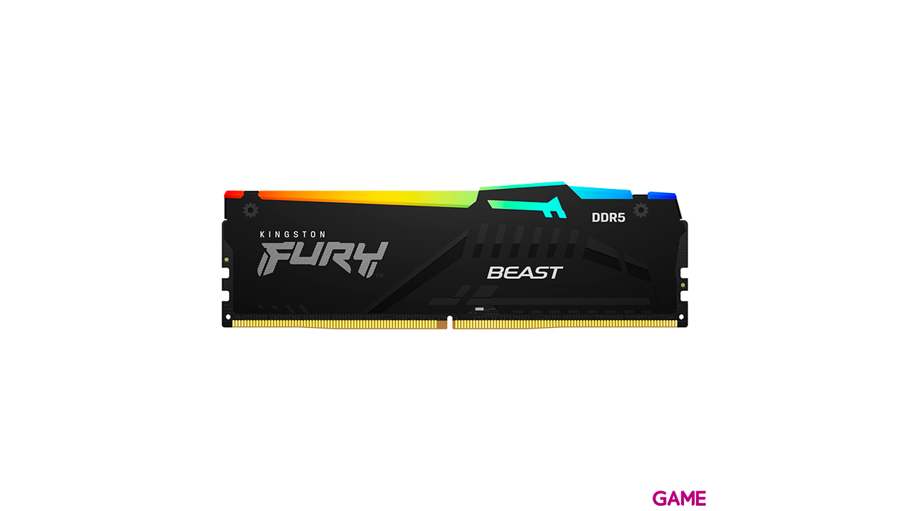 Kingston Technology FURY Beast RGB 32GB 1x32GB DDR5 5200 MHz - Memoria RAM-1