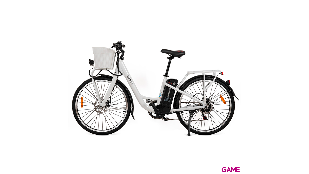 Youin You-Ride Paris 26´´ - Blanca - Bicicleta Electrica-2