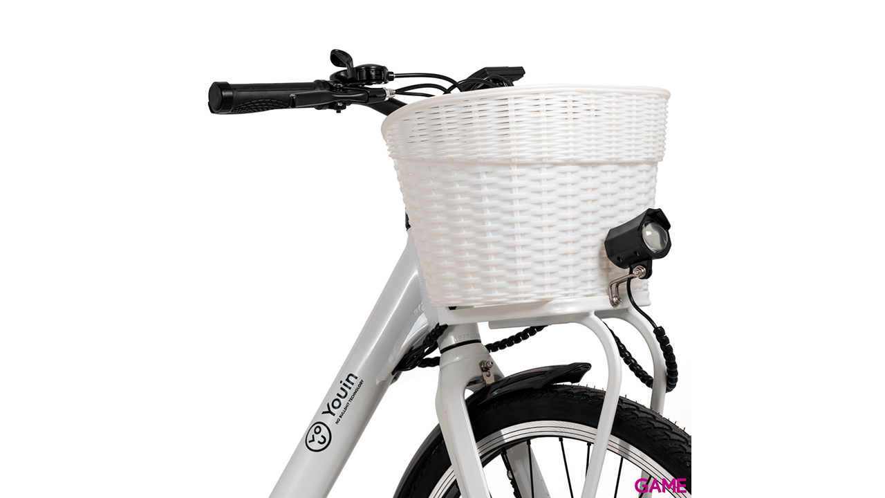 Youin You-Ride Paris 26´´ - Blanca - Bicicleta Electrica-3