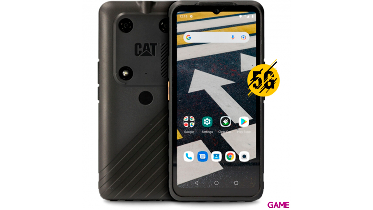 CAT S53 SIM doble Android 11 5G USB Tipo C 6GB 128GB 5500 mAh Rugerizado Negro - Telefono movil-0