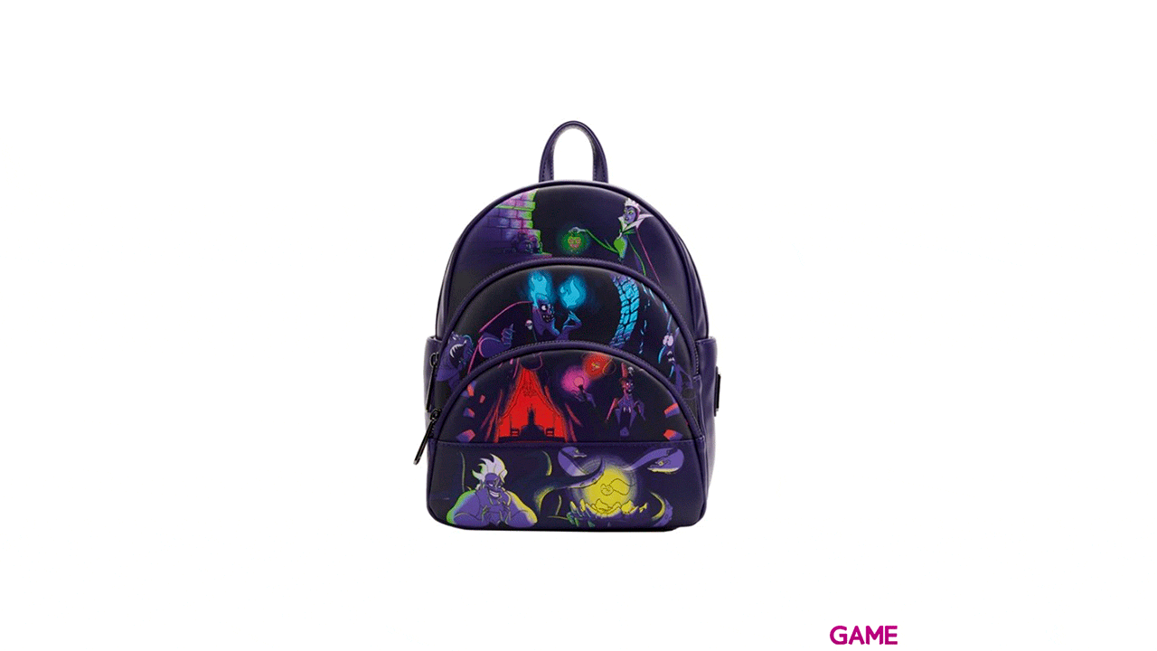 Mochila Villanas Disney Loungefly 25cm-0