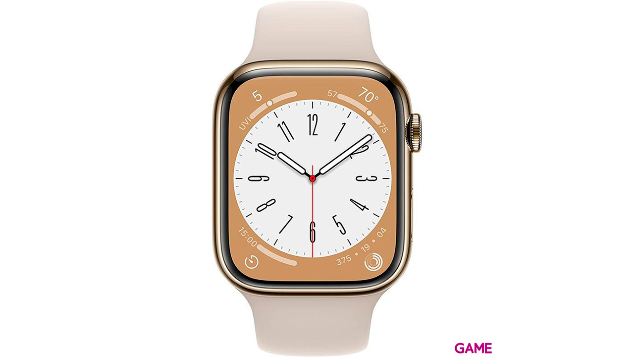 Apple Watch Series 8 OLED 45mm GPS - Celular Oro - Reloj Inteligente-1