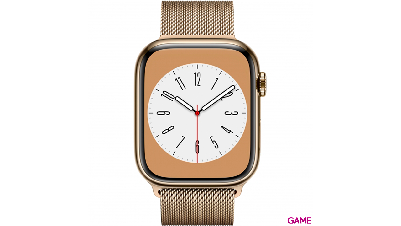 Apple Watch Series 8 OLED 45mm GPS - Celular Oro - Reloj Inteligente-1
