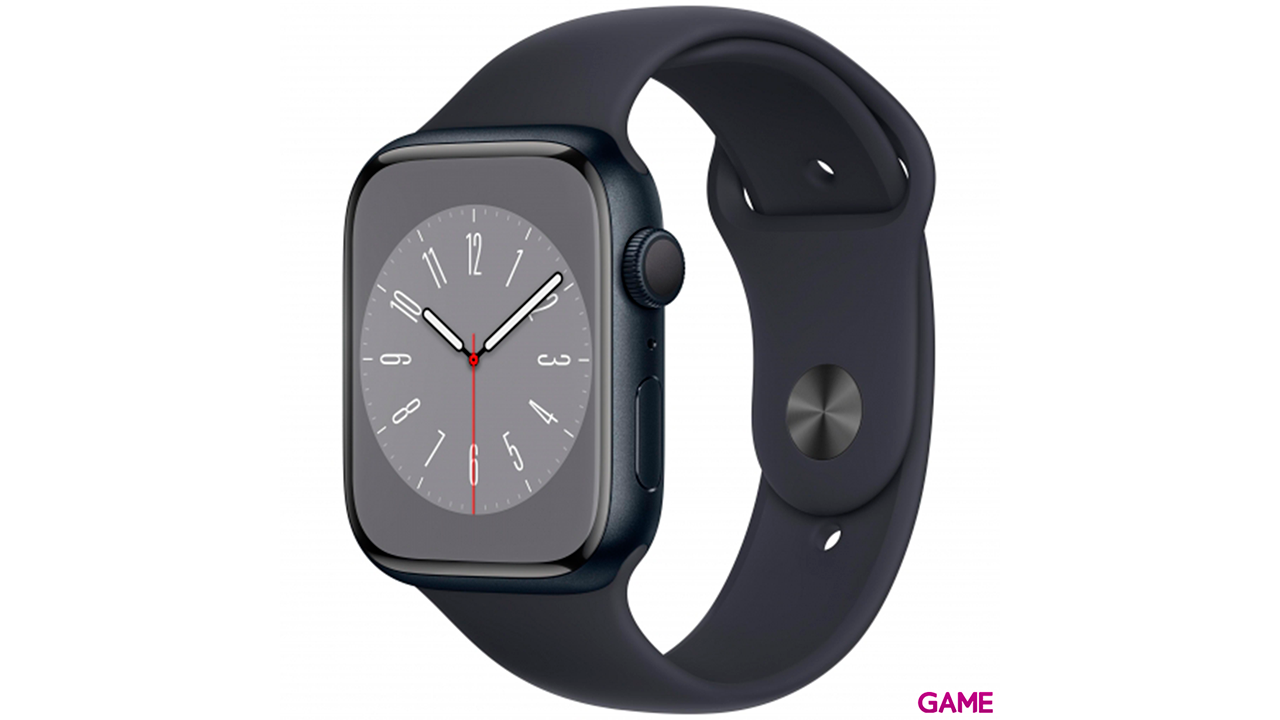 Apple Watch Series 8 OLED 45mm GPS Negro - Reloj Inteligente-0