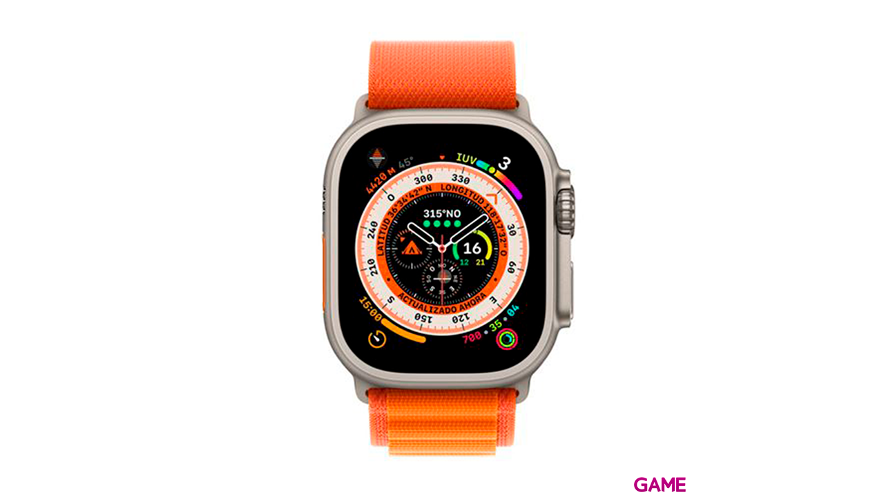 Apple Watch Ultra OLED 49 mm 4G Metálico GPS (satélite)-1