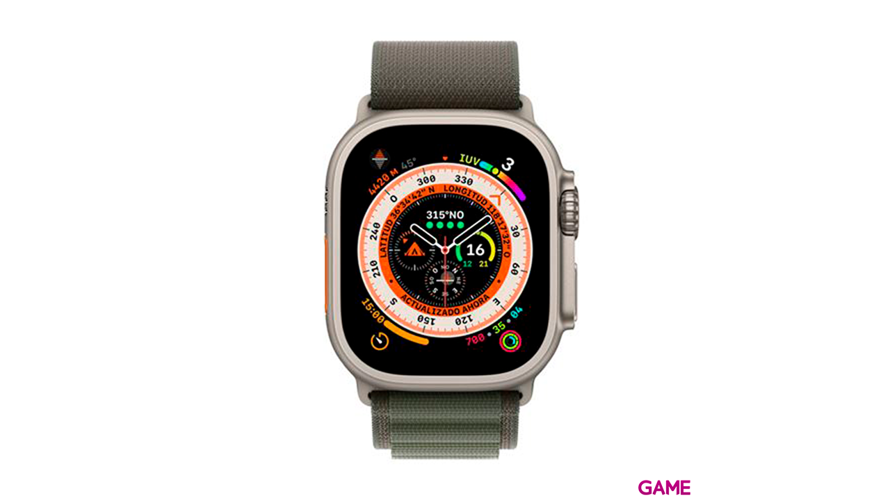 Apple Watch Ultra OLED 49 mm 4G Metálico GPS (satélite)-1
