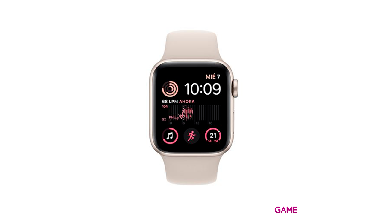 Apple Watch SE OLED 40mm GPS - Celular Beige - Reloj Inteligente-1