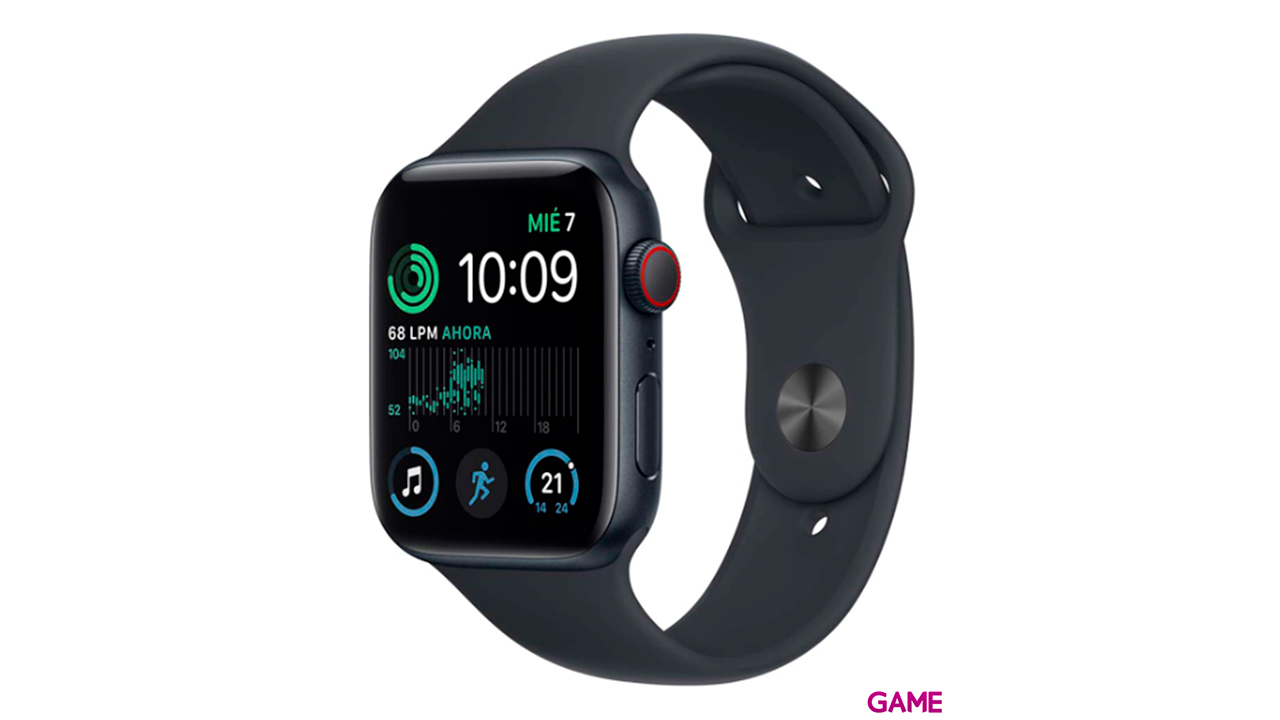 Apple Watch SE OLED 44mm GPS - Celular Midnight - Reloj Inteligente-0