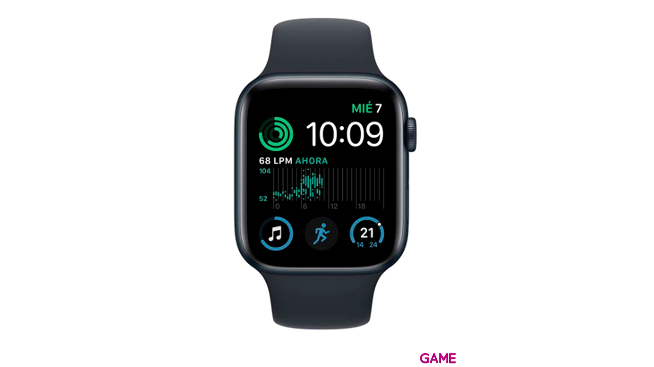 Apple Watch SE OLED 44mm GPS - Celular Midnight - Reloj Inteligente-1