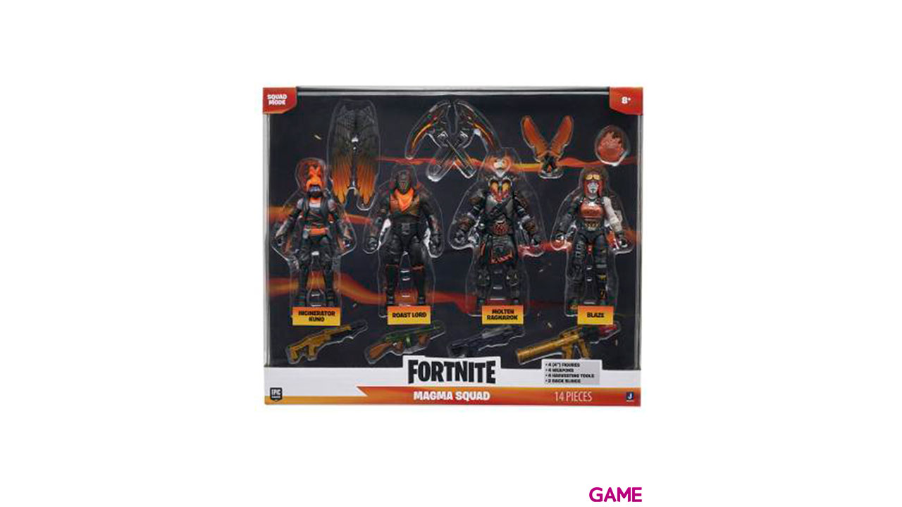 Blister figuras Magma Squad Fortnite-1