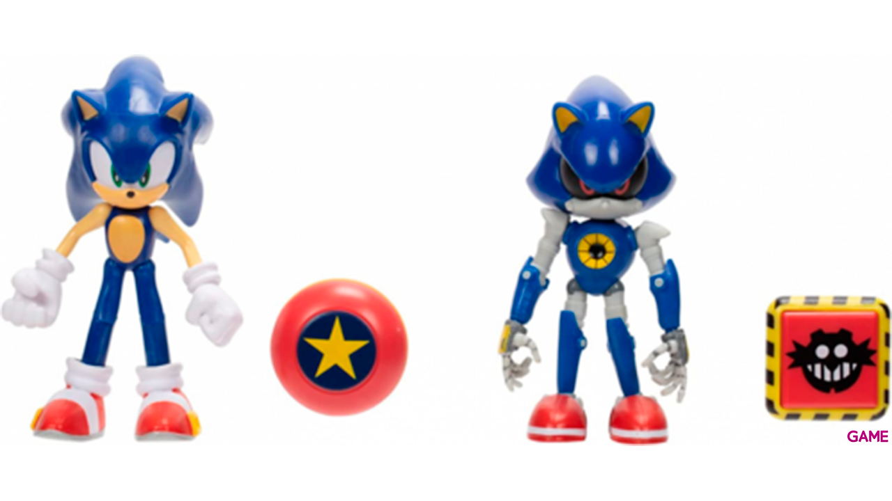Set figuras Sonic Metal Sonic Sonic The Hedgehog 10cm-0