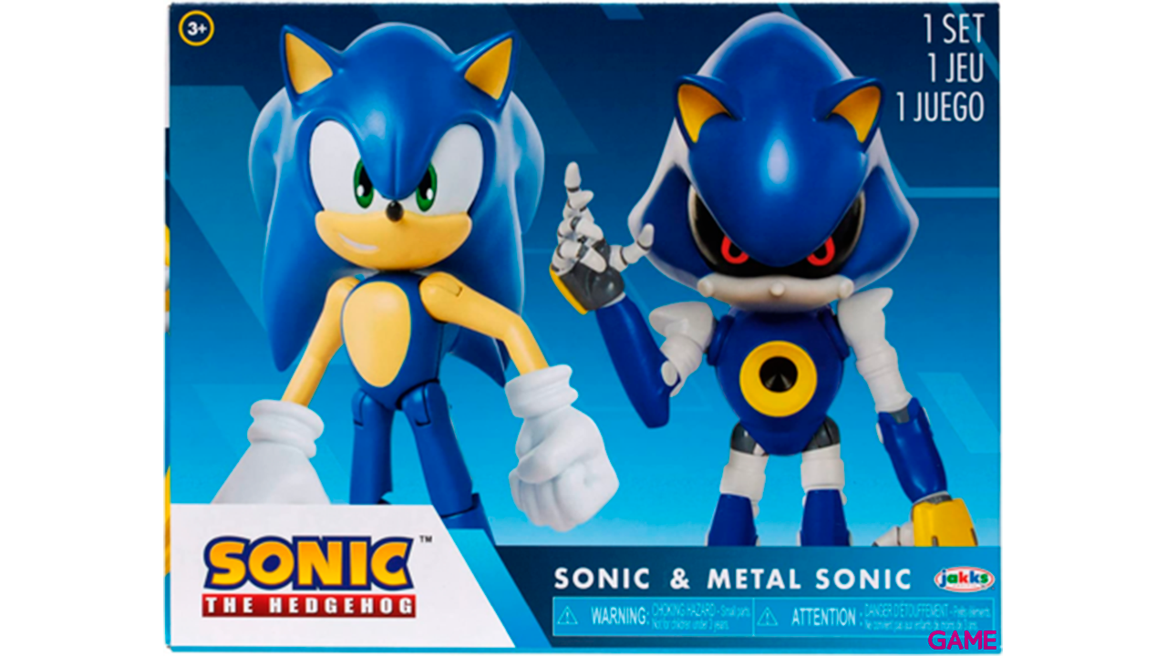 Set figuras Sonic Metal Sonic Sonic The Hedgehog 10cm-1