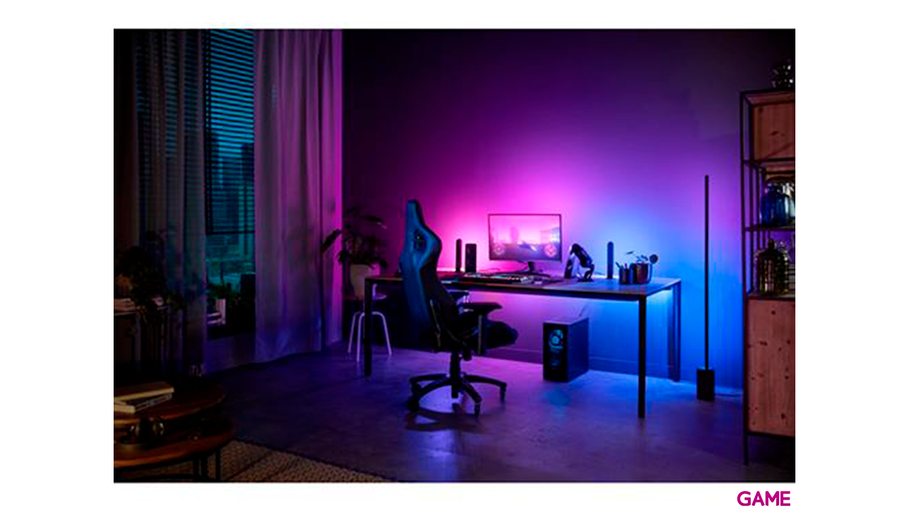 Philips Hue - Tira de luces led inteligente Hue Play Gradient RGB para PC, 32-34