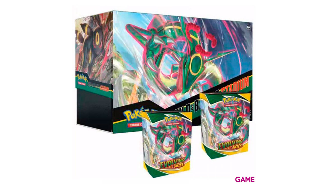 Caja Juego Cartas Coleccionabes Construir y Combatir el Estadio Pokemon-0
