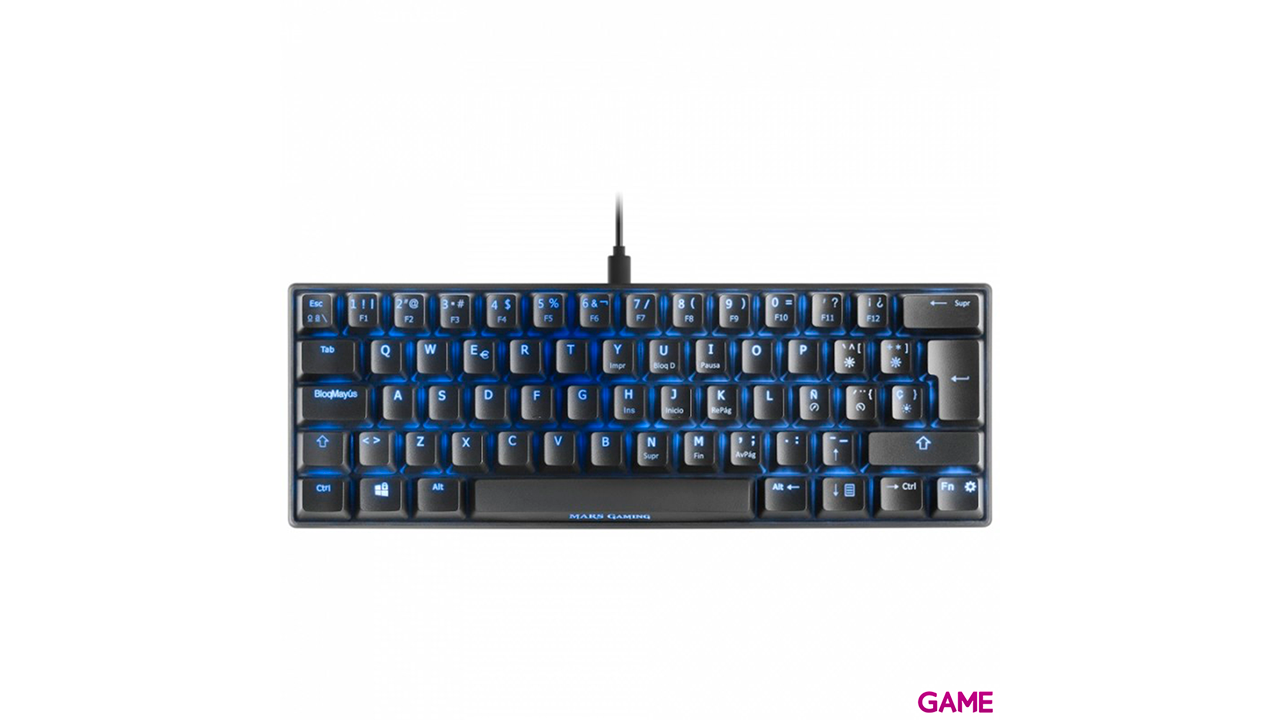 Mars Gaming MKMINIBES Mecánico Ultra-Compacto Full RGB Chroma - Teclado Gaming-1