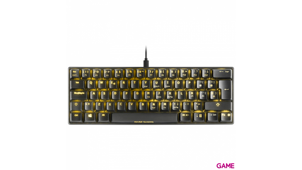 Mars Gaming MKMINIBES Mecánico Ultra-Compacto Full RGB Chroma - Teclado Gaming-4