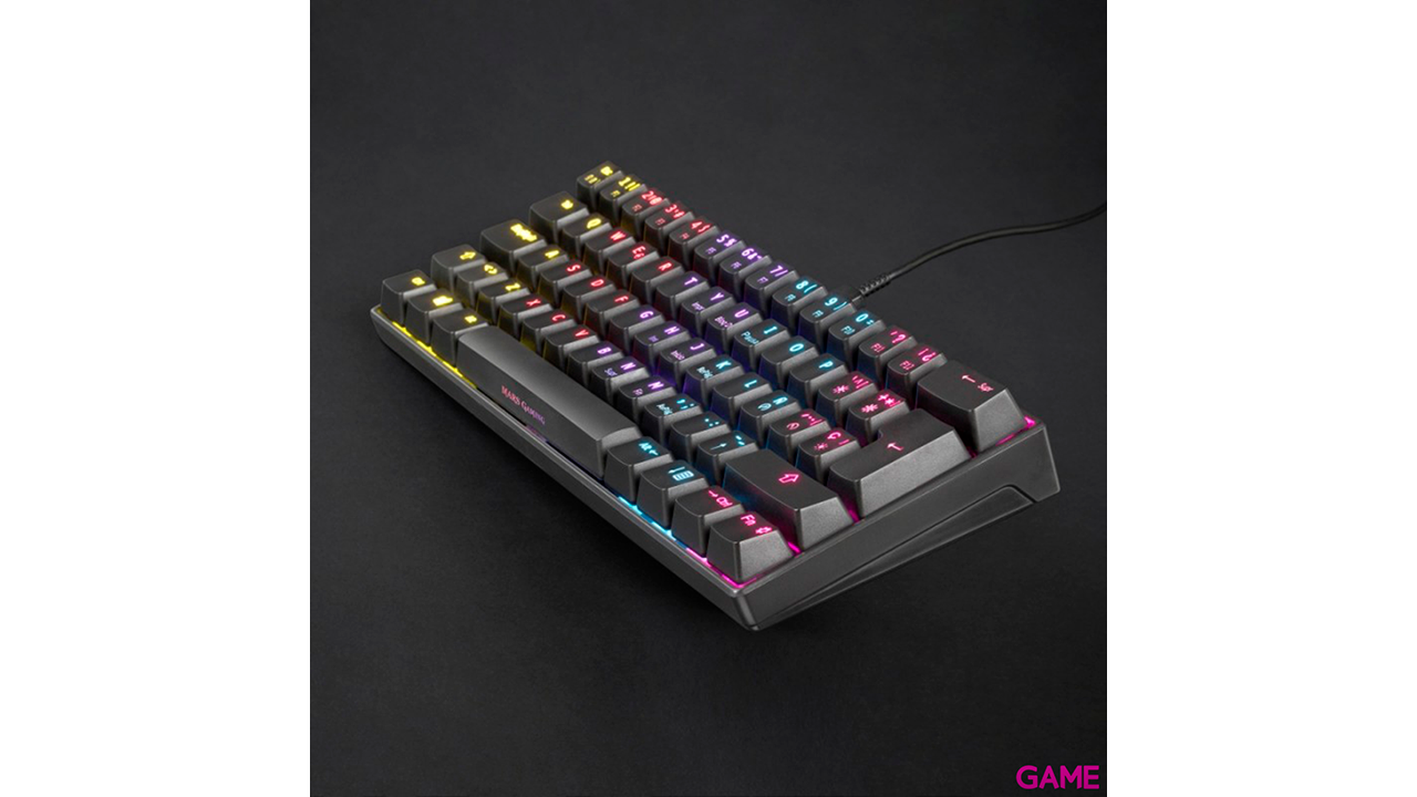 Mars Gaming MKMINIBES Mecánico Ultra-Compacto Full RGB Chroma - Teclado Gaming-5