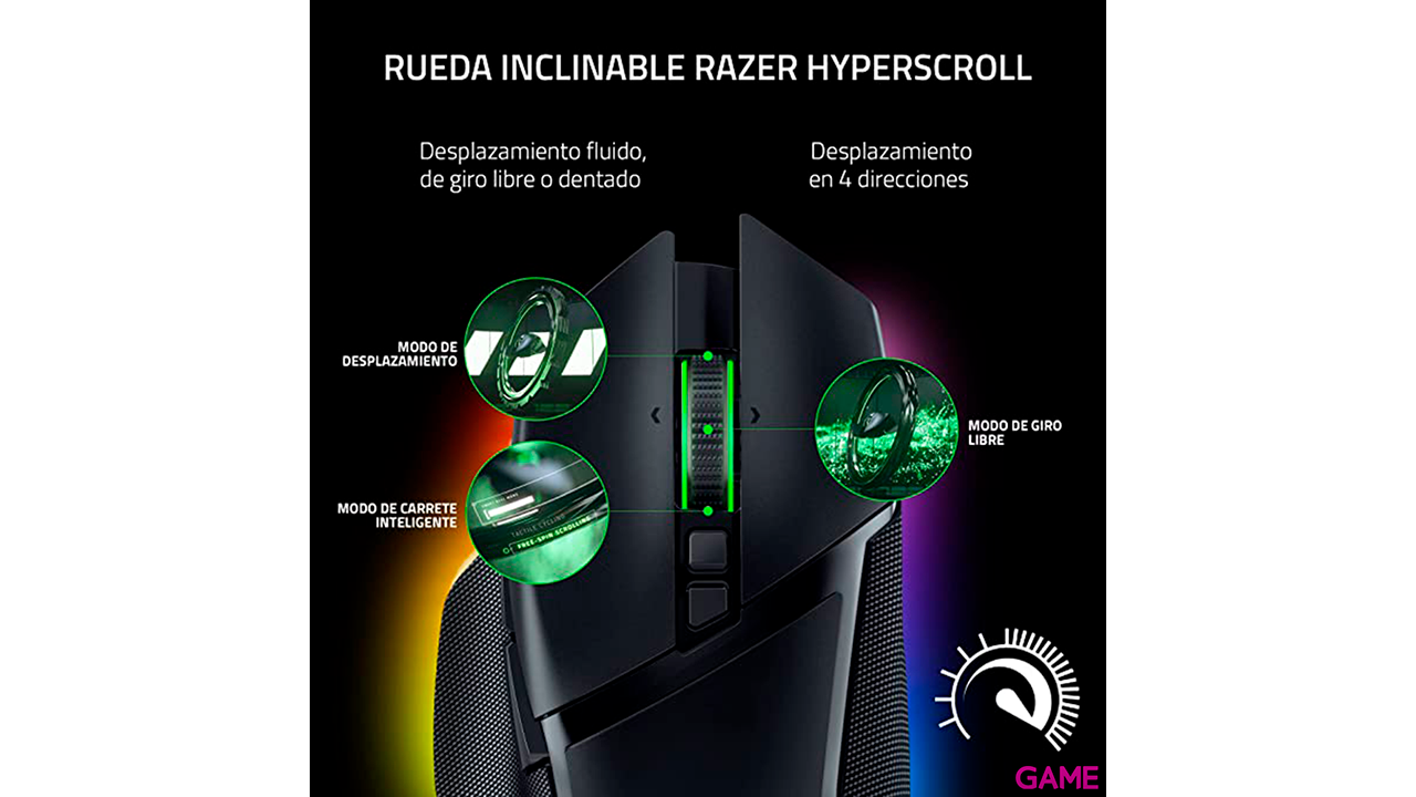 Razer Basilisk V3 Pro Wireless USB C Optico 30000DPI - Raton Gaming-1