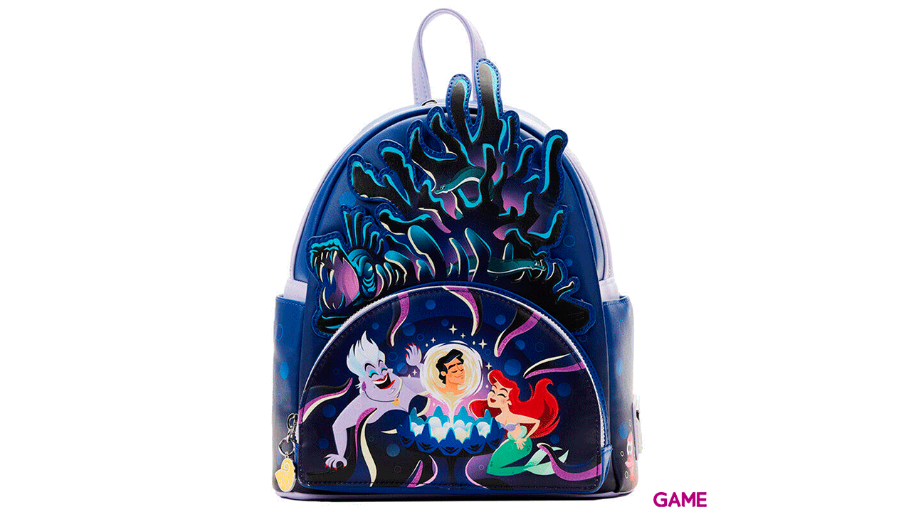 Mochila Ursula La Sirenita Disney Loungefly 26cm-0